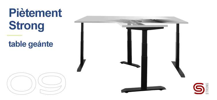 StrongLegs – table réglable géante