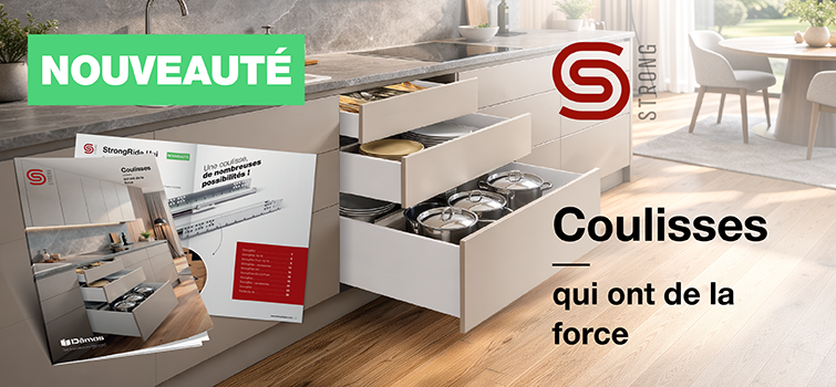 Coulisses qui ont de la force : les solutions Strong pour le mobilier moderne
