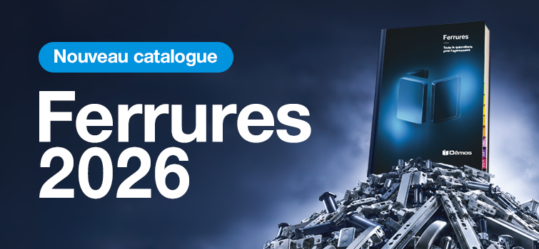 Le catalogue de ferrures 2026 est enfin disponible en version imprimée !