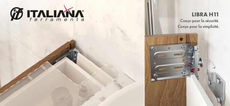 LIBRA H11 – Une fixation fiable pour les meubles bas