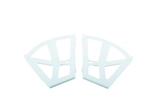 Strong meuble a chaussures a abattant, 2 rangs, plastique, blanc