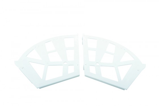 Strong meuble a chaussures a abattant, 3 rangs, plastique, blanc