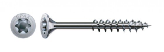 SPAX vis a bois 6x110/68 tete fraisée TXS,W,4C MH, filet partiel