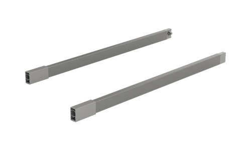 K-HETTICH ArciTech reling haut, 450mm, paire, cheville, anthracite