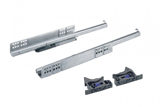 K-HETTICH Quadro V25 extension partielle invisible, 300mm/25kg, ensemble 18mm, c
