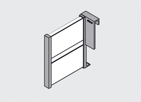 BLUM Z43L100S découpe longitudinale blanc