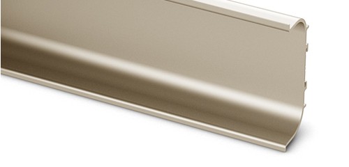 HETTICH 9210132 Moulure poignée Canis C, L3500, imitation inox HETTICH 9210132 Moulure poignée Canis C, L3500, imitation inox