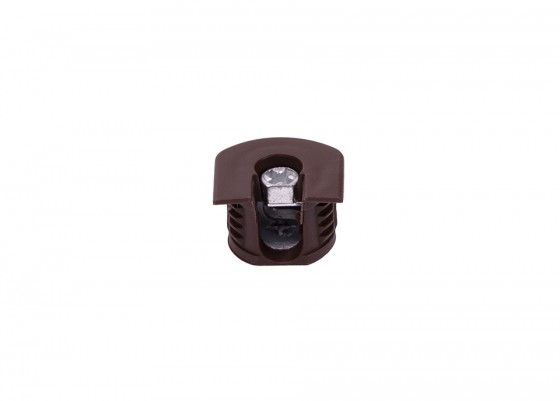 SE02 Excentrique d'étagere 20x14mm marron