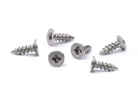 Vis a bois pour cadre alu 3,5x12 tete fraisée inox Vis a bois pour cadre alu 3,5x12 tete fraisée inox