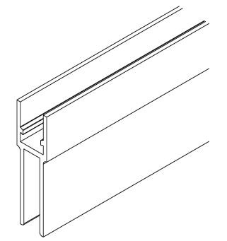 HAWA 21782 Junior quincaillerie intérieure coulissante 120kg moulure de recouvre