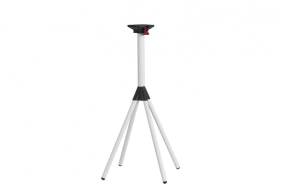 MILADESIGN pied de table central hauteur 1060 PL 6014 blanc
