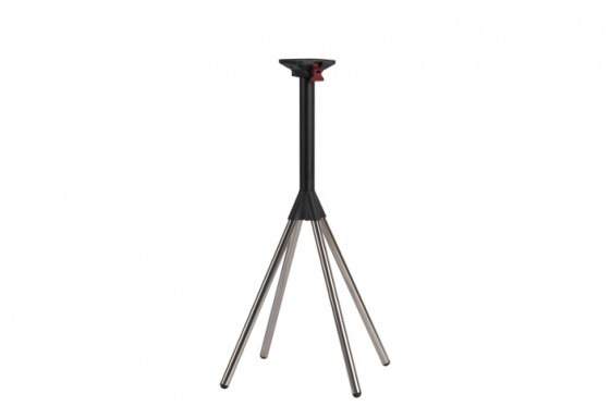 MILADESIGN pied de table central hauteur 1060 PL 6014 IN blanc