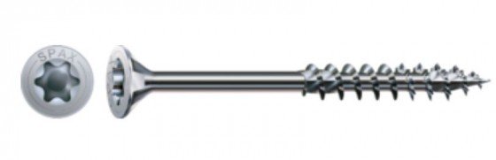 SPAX vis a bois 6x160/65 tete fraisée TXS,W,4C MH, filetage partiel