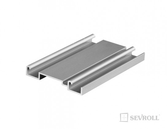 SEVROLL 00884 Comfort guidage inférieur 2,35m argent