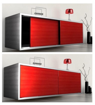 TERNO Switch ensemble 2x1000mm/1600mm/18-22mm/20kg, argenté