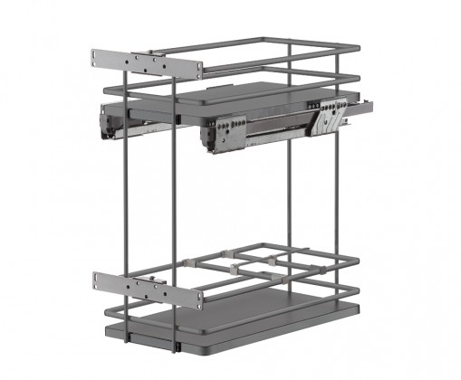 VIBO Galaxy, panier bas, 300mm, anthracite, droite-gauche