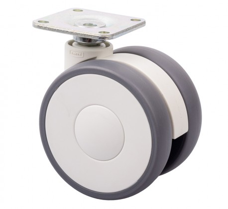 TENTE roue Linea 65mm 70kg gris clair