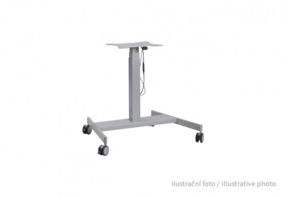 MILADESIGN pied de table central électrique LN3901EL a roulettes blanc MILADESIGN pied de table central électrique LN3901EL a roulettes blanc