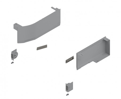 BLUM 23K8000 Aventos HK Top caches pour S-D, gris clair