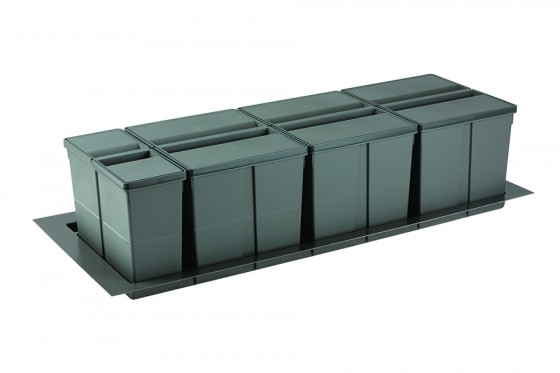GOLLINUCCI Sorter 9XL Systeme 1200mm 3x26l+1x11l gris