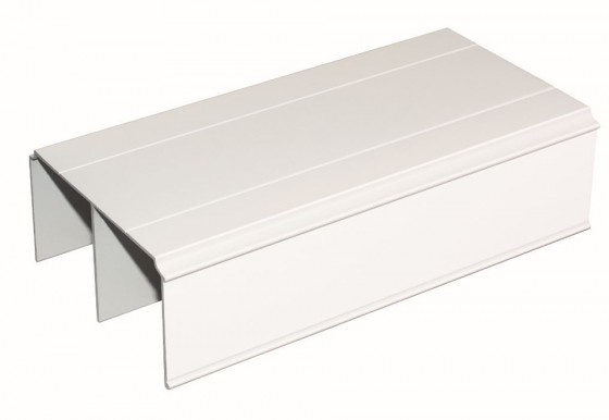 SEVROLL 04060 Gemini guidage supérieur 2,35m blanc brillant