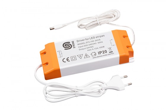 StrongLumio alimentation électrique plat LED, 24V 100W