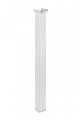 MILADESIGN MQ957/55-N pied pour traverse centrale Mobi-Q argenté