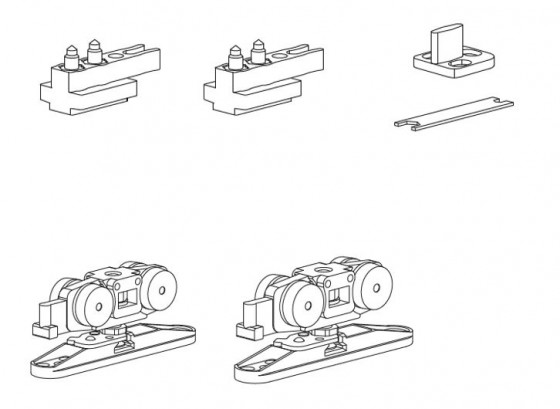 TERNO Step ensemble de quincaillerie pour porte coulissante intérieure 80kg, 1 v