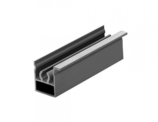SEVROLL 04100 Pax rail de guidage supérieur 3m blanc brillant