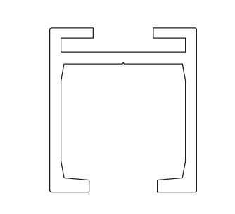 TERNO guidage supérieur 160kg 160/G 4m argent brut