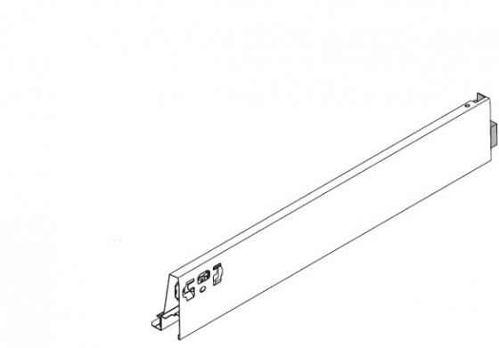 BLUM 378M4502SA Antaro, côté M 450mm, blanc, droit