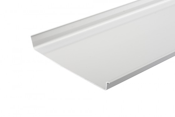 StrongLine Planio profil de recouvrement pour porte extérieure 2m argenté anodis