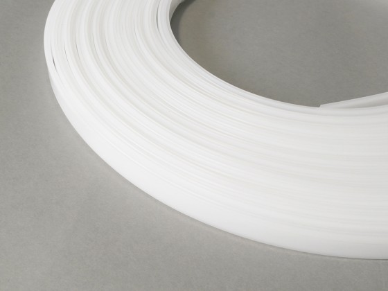 StrongLumio moulure de recouvrement C pour profil LED a clips, 20m lait