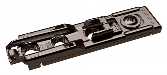 HETTICH 9308077 sous-couche droite Sensys D=1,5 mm obsidien vis a bois