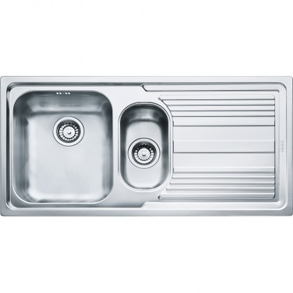 FRANKE évier LLX 651/2P 1000x500mm inox