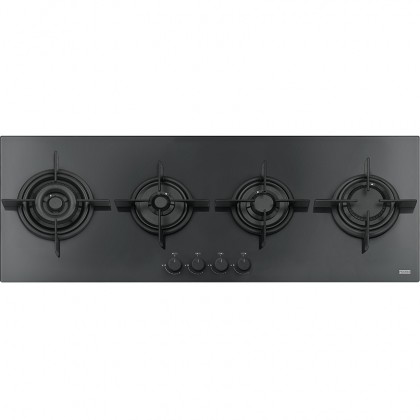 FRANKE Plaque gaz FHCR 1204 3G TC HE BK verre noir
