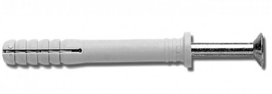 Cheville a frapper a col plat 6x60mm