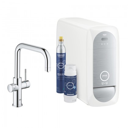 GROHE 31456001 Blue Home kit de démarrage U-évacuation chrome
