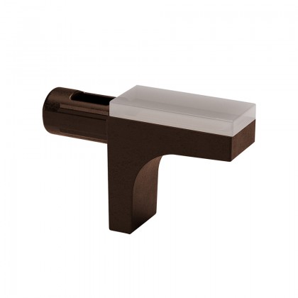 IF Support de tablette pour verre K-Line 5mm noir nickel IF Support de tablette pour verre K-Line 5mm noir nickel