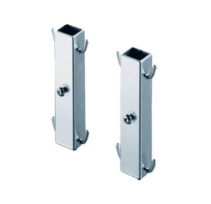 KES 4276 Dispensa, extension cadre armoire alimentaire, 125mm, gris, paire