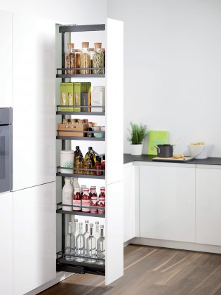KES 054384 Dispensa, cadre armoire alimentaire, 1800-2200, anthracite