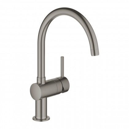 GROHE 32917AL0 Robinet Minta C-uitil brossé Hard Graphite