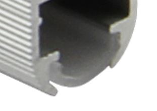StrongLumio moulure de recouvrement pour profil LED Rail, 2000mm laiteux
