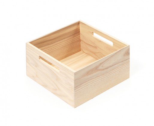 KES 009172 LiniQ boîte carrée avec poignées 236x236mm chene clair