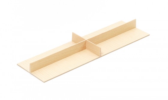 KES 009205 LiniQ buffet croix 137x472mm chene clair KES 009205 LiniQ buffet croix 137x472mm chene clair