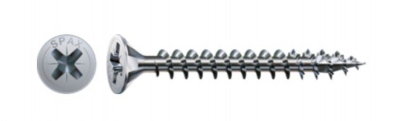 SPAX vis a bois 4x30mm tete fraisée PZ W 4C MH