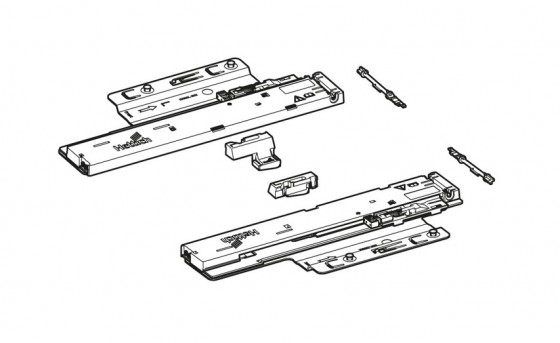 HETTICH 9257894 Quadro You mécanisme PTOs, 270-350mm/10kg