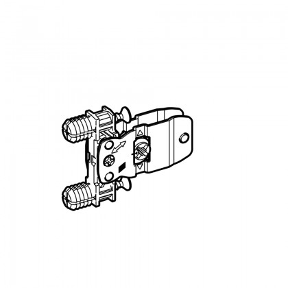 HETTICH 9255836 AvanTech YOU fix frontal 101, cheville