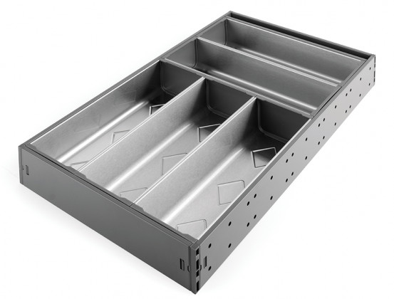 StrongMax buffet, ensemble 276/500mm, bols 5x264mm, gris