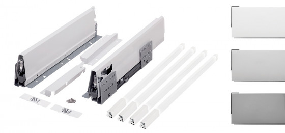 K-StrongBox H204/550mm avec deux relings carrés titan